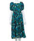 Retro Cassette Print Dress